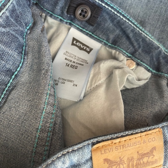 Levi’s GIRLS  Distressed Jeans Size 14 regular - Picture 15 of 16